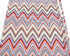 Purple Mint Multi Chevron Light Weight Polyester Crepe Woven Fabric 2.5 yards